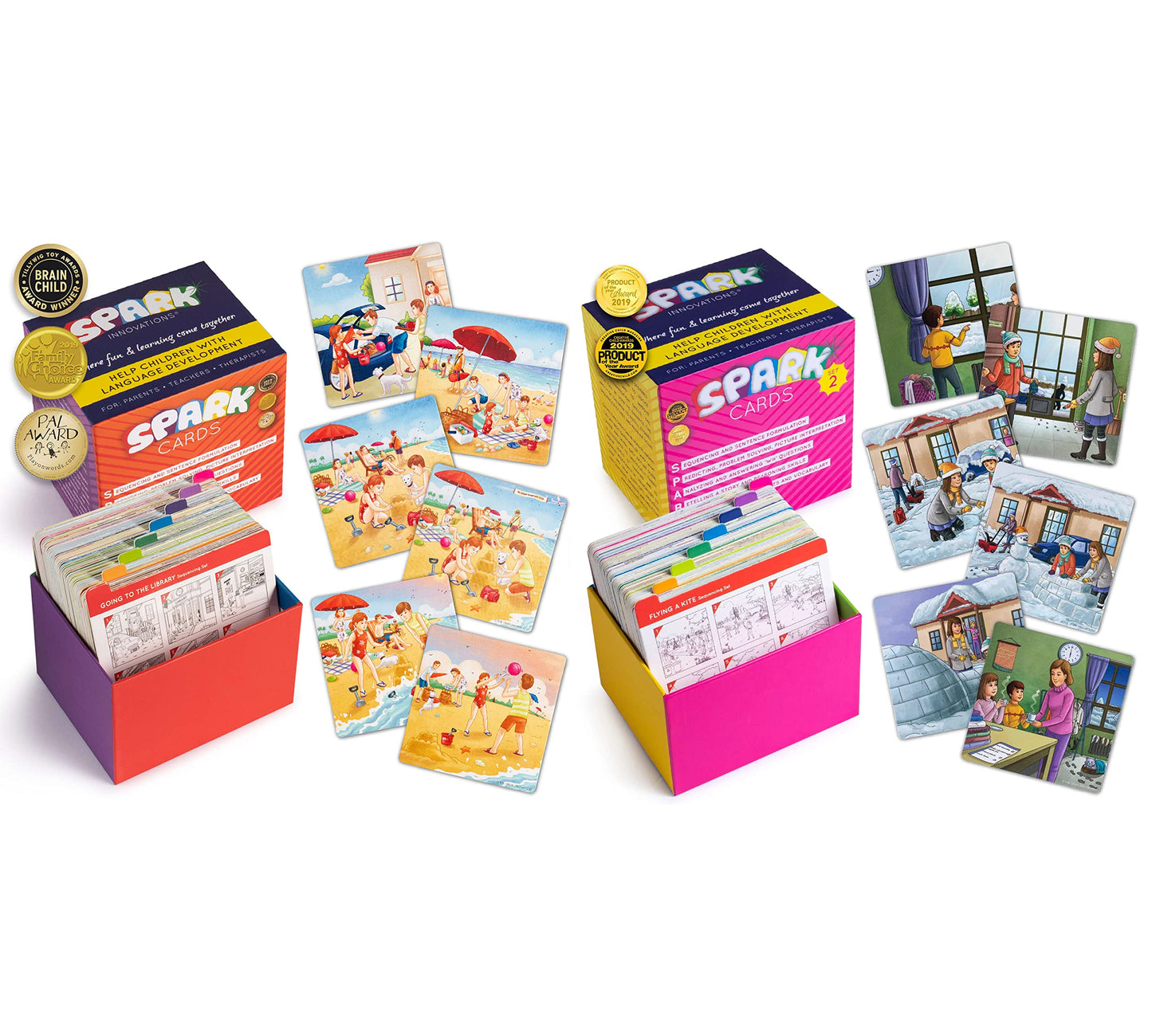 Sequencing And Storytelling Cards, Speech Therapy Game, Special Education Materials, Sentence Building, Problem Solving, English Language Learners (Sequence Cards 1 And 2 Combo)