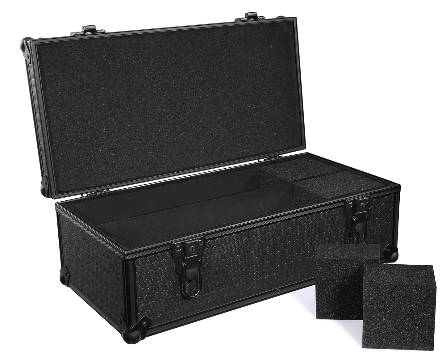 CardKingPro Graded Card Hard Storage Case - Fits 120+ Slabs, Aluminum, Lockable Box with Foam Blocks, Pro Range - GRADED CARDS - 120
