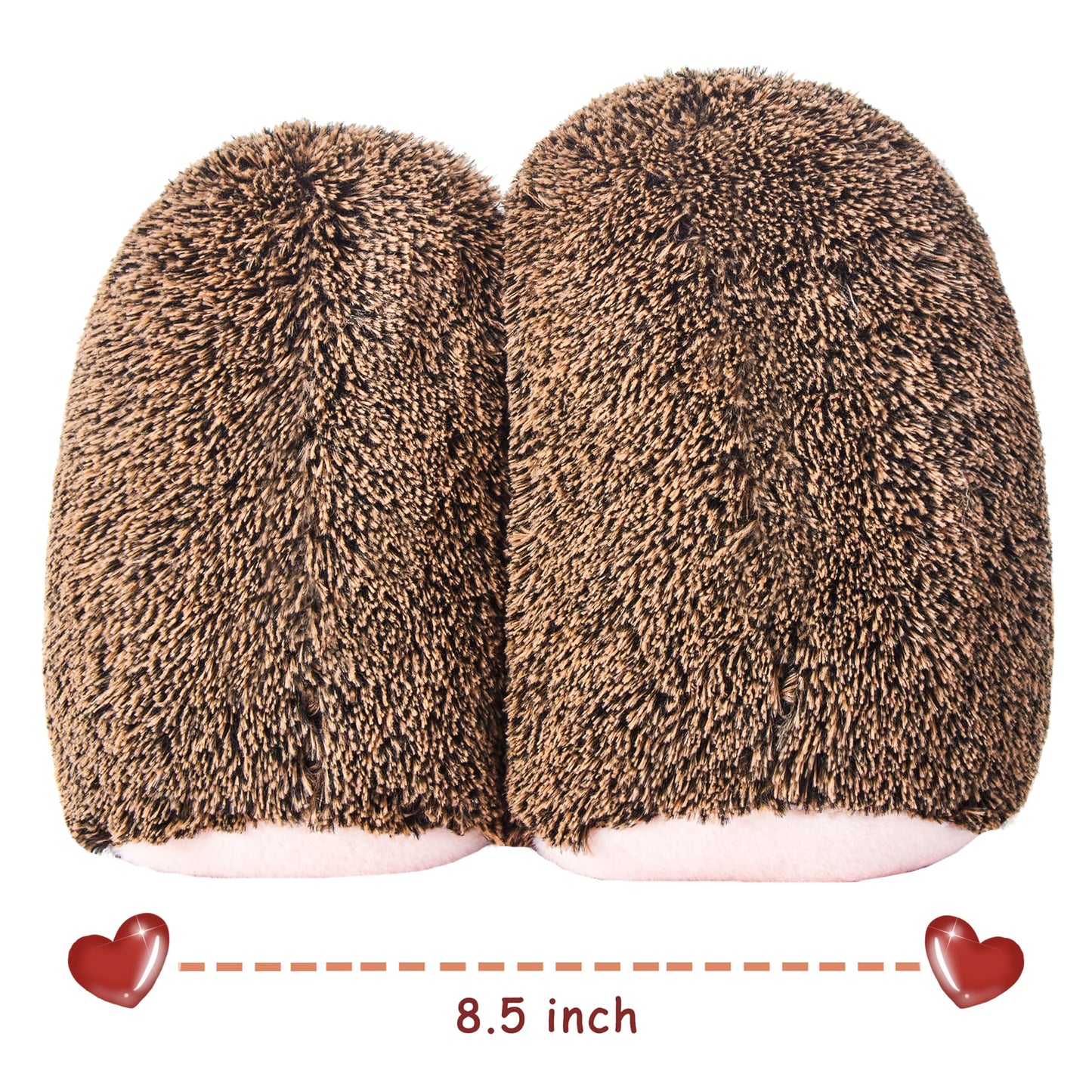 Ikasa Pair Of Hedgehog Stuffed Animal Couple Plush Toy With Heart For Valentine Day,Cute 8 Small Soft Toys,Valentines Gifts Fo