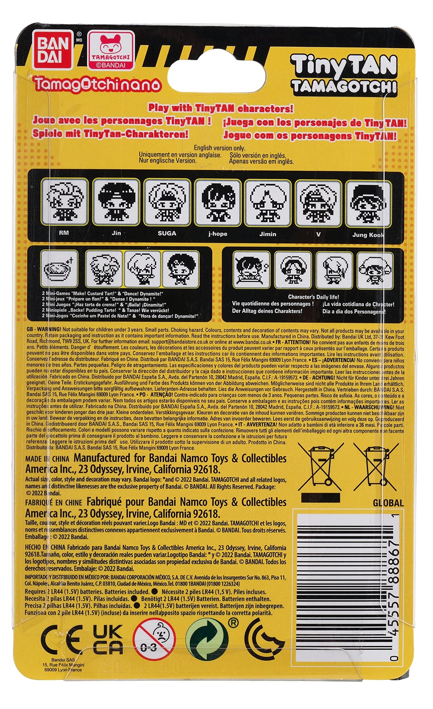 Tamagotchi Nano X Tinytan - Red