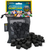 NATIONAL GEOGRAPHIC Rock Tumbling Media - GemFoam Reusable Foam, Black, Medium Size, Enhances Shine for Tumbled Rocks and Minerals