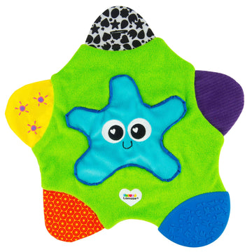 Lamaze Sammy the Starfish Baby Discovery Blankie, Multi, Terry Cloth, 1 Count, Model Y2475A1