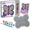 MindWare Paint Your Own Stepping Stone Butterfly, Rock Painting Kit, Stepping Stones Crafts for Kids Ages 8 & up