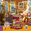 Ceaco 1000 Piece Jigsaw Puzzle - June's Journey Estate Parlor - Multicolor - Cardboard - Model 3182-1