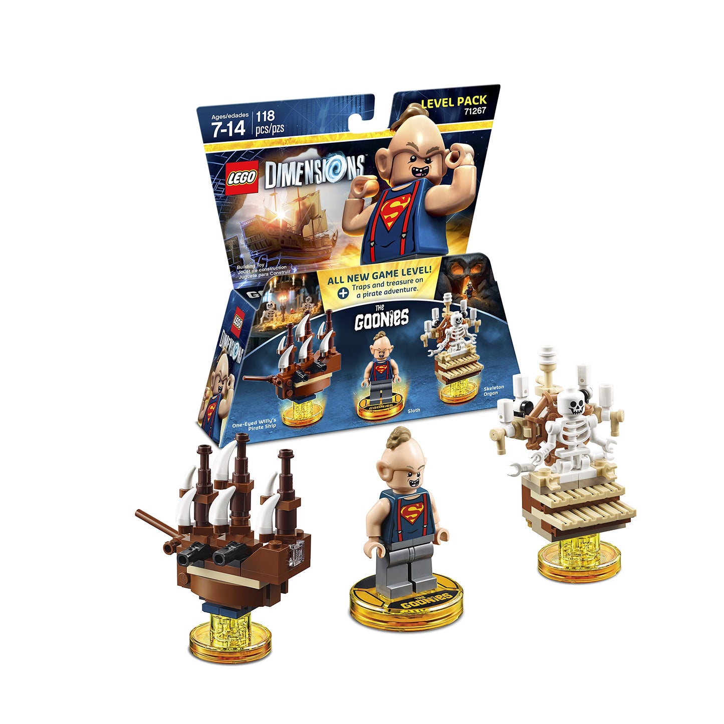 Warner Bros. Lego Dimensions Goonies Level Pack - Multicolor Plastic Model 1000617906