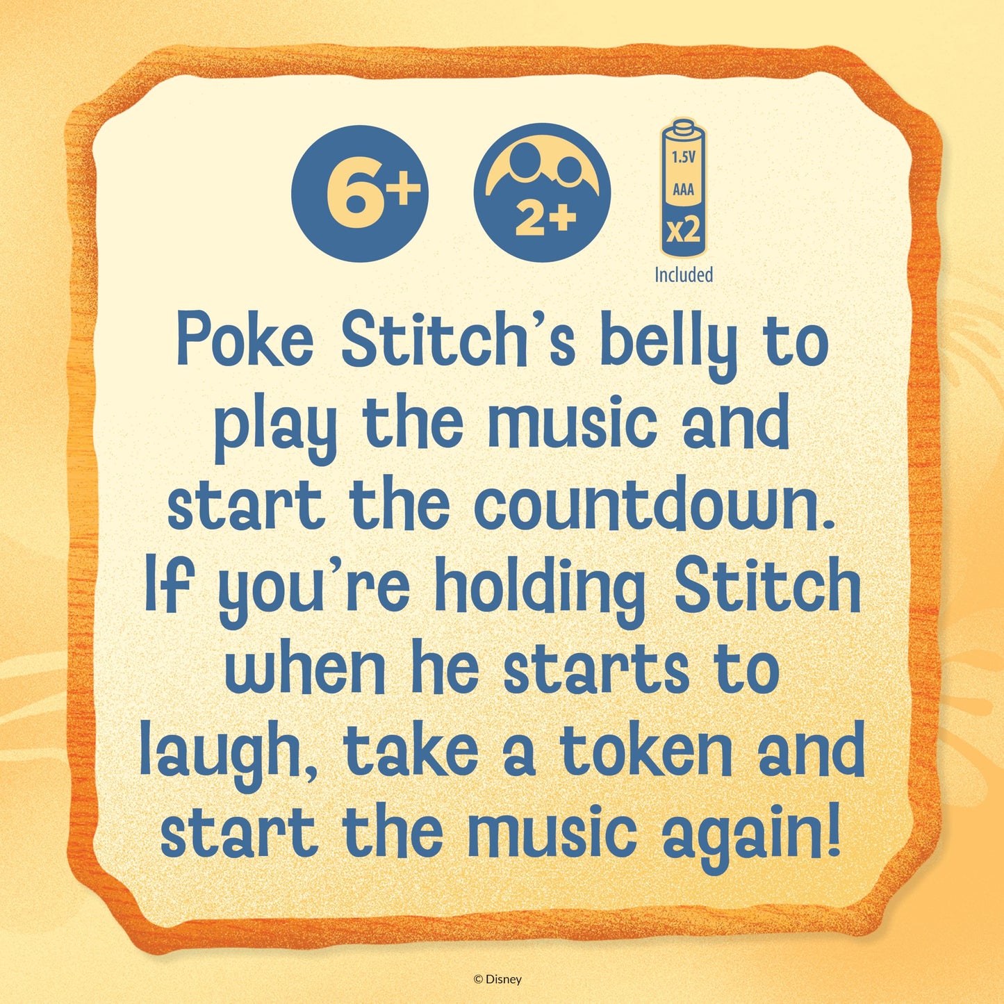 PlayMonster Laughing Stitch Dice Games - Multi-Player Family & Kids Travel Dice Set, Ages 6+, Fun Disney Stitch Toy