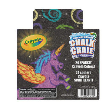 Crayola Glitter Chalk, 24 Count