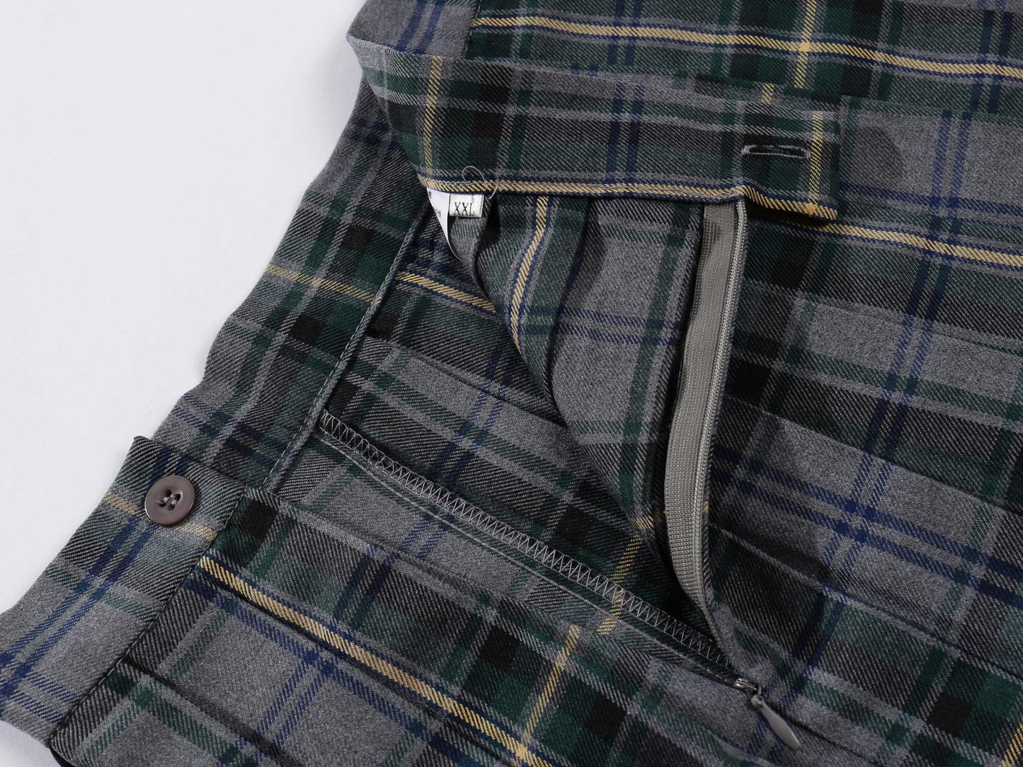 Girl'S A-Line Kilt Plaid Pleated Skirts (Xs,Light Blue Mixed Green)