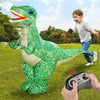Jovow 2.4GHZ Remote Control Inflatable Dinosaur Toy for Kids,Electric Toy Dinosaur with 360Rotation,Forward & Backward,Rechargea