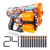 X-Shot Skins Dread Sonic Retro Blaster With 24 Darts - Malice Skin By Zuru, Double Rotating Barrels, Air Pocket Dart Technology, Toy Foam Blaster For Kids, Teens And Adults