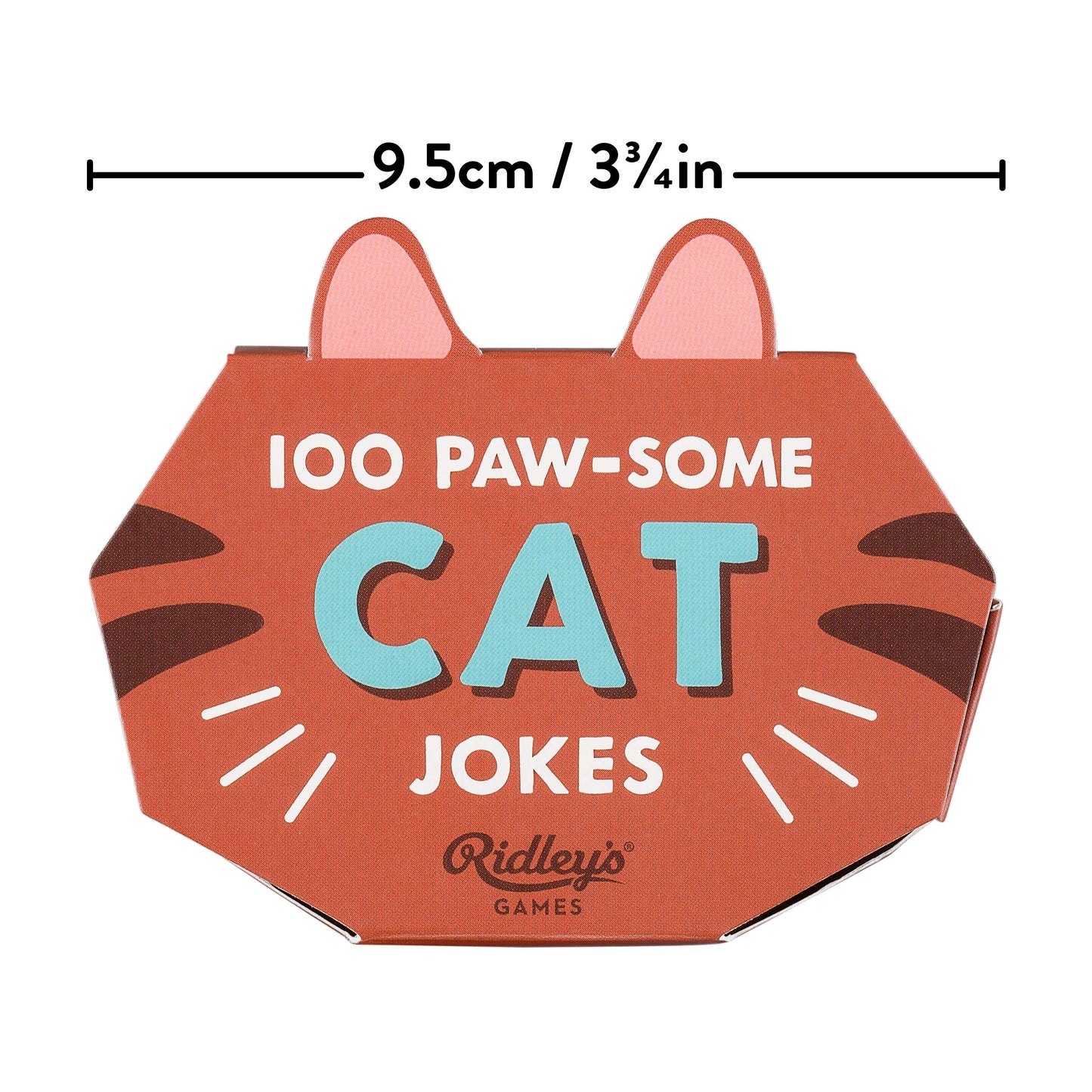 Ridley’S 100 Paw-Some Cat Joke Cards – Includes 100 Jokes For Kids And Adults, Funny Jokes For Family-Friendly Fun, Makes A Great Gift Idea