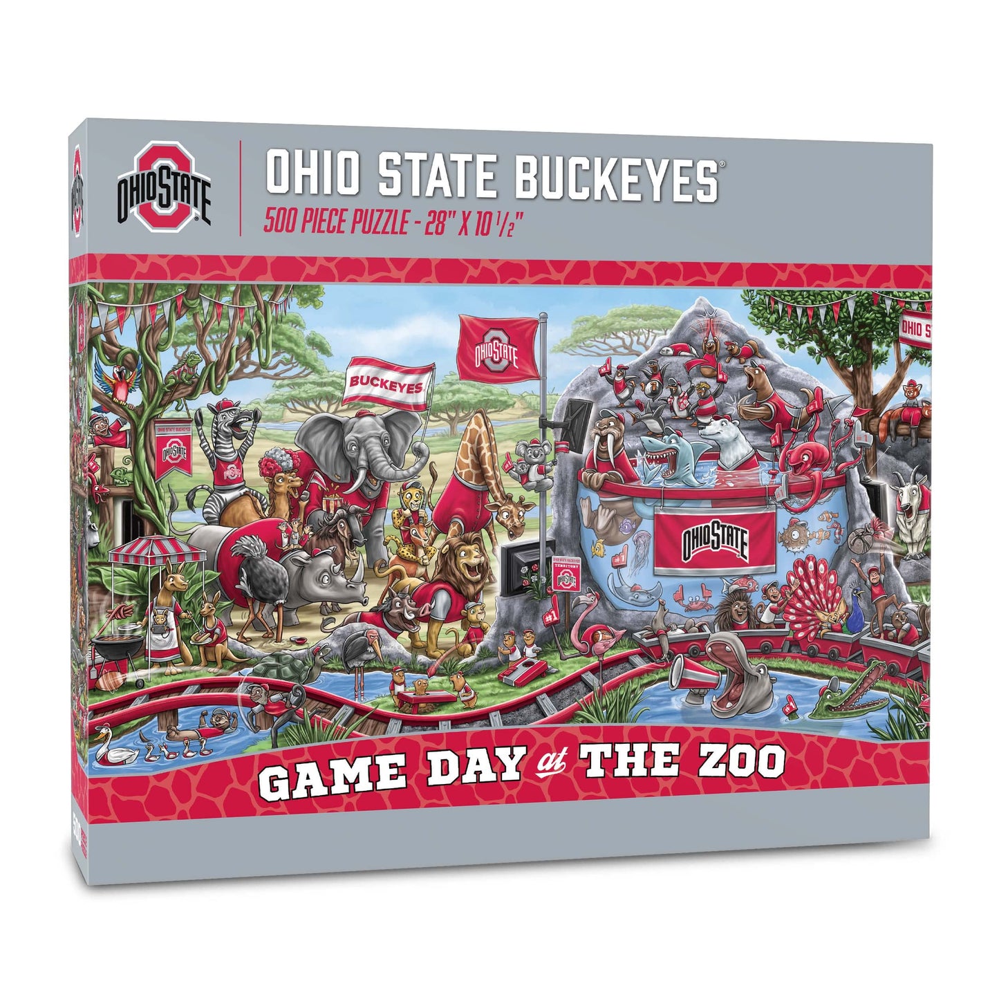 Youthefan Ncaa Ohio State Buckeyes Game Day At The Zoo 500Pc Puzzle