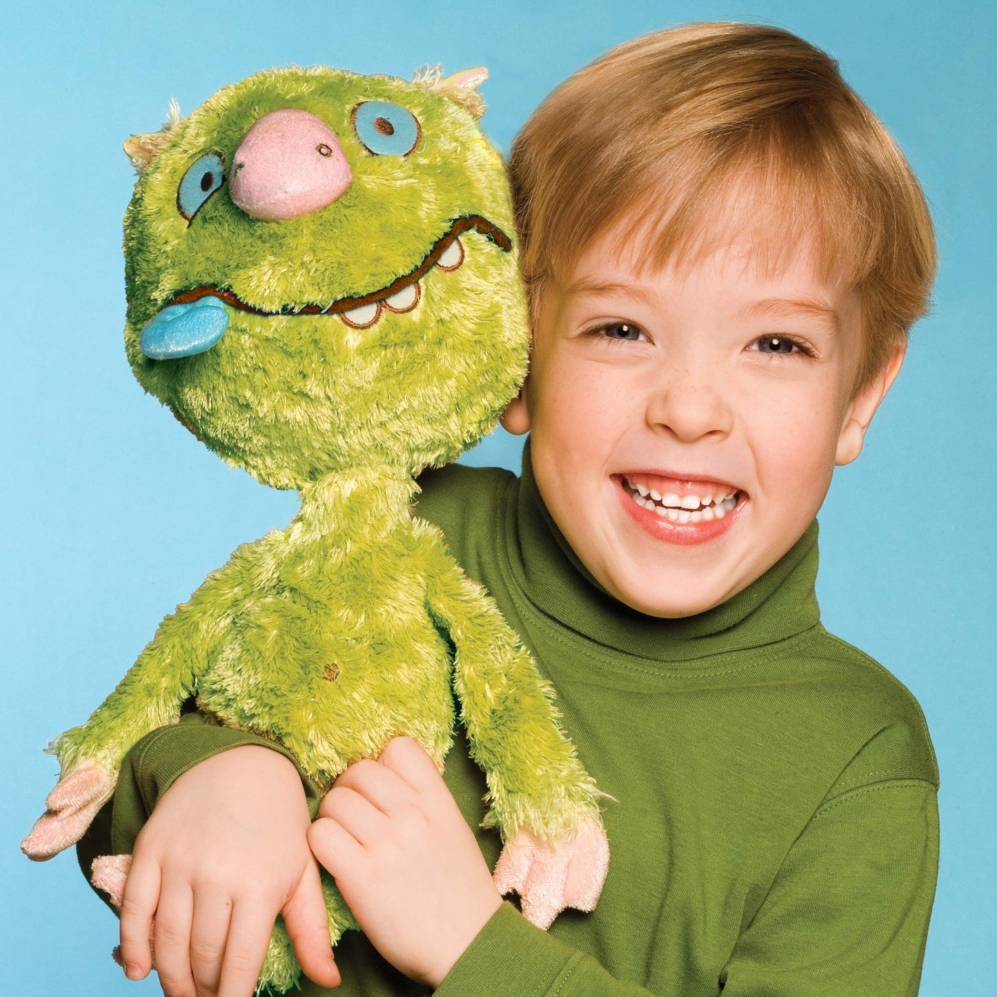Yottoy Mo Willems Collection | Leonardo The Terrible Monster Soft Stuffed Plush Puppet Toy - 14”