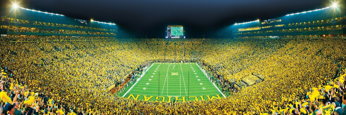 Masterpieces Ncaa Panoramics 1000 Puzzles Collection - Michigan Ncaa Panoramics 1000 Piece Jigsaw Puzzle