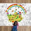 Naozinebi Bug Garden Coloring Poster For Kids Giant Coloring Poster Large Bugs Coloring Tablecloth Jumbo Coloring Books For Kids