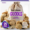 Break Your Own Geodes - Hollow White Moroccan 1' - 2.5' Large, Medium, Small Geode For Kids - Science Kits For Kid Ages 8-12, 8-10, 12-14 Age - Discovery Toys Gifts