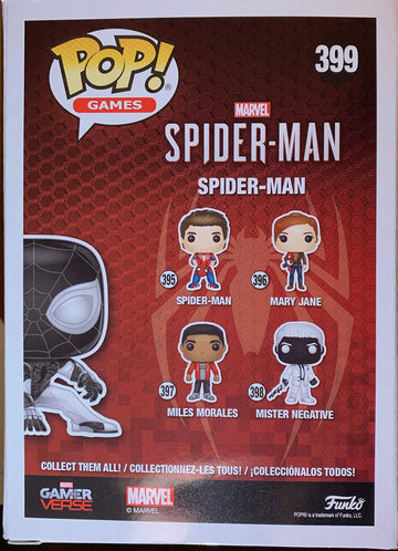 Funko Pop Games: Marvel Gameverse - Negative Spider-Man Glow In The Dark Collectible Figure, Multicolor