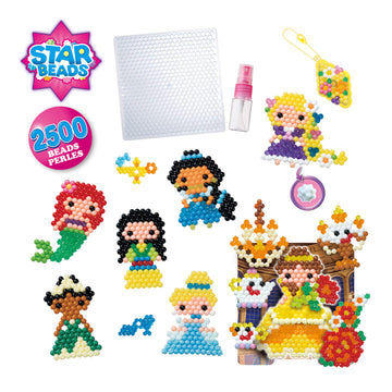 AquaBeads Disney Princess Creation Cube, Complete Arts & Crafts Bead Kit for Children - Over 2,500 Beads & Display Stand The Cre