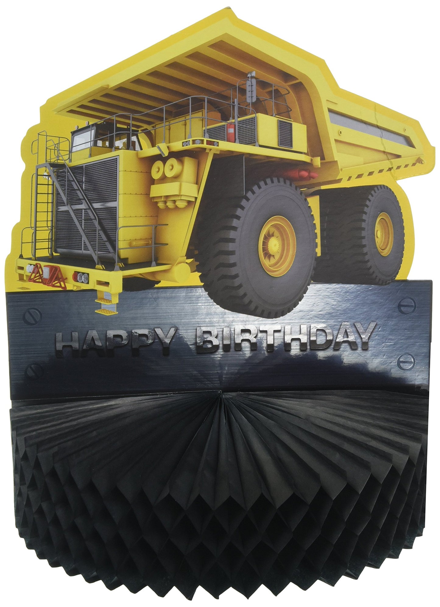 Creative Converting Construction Zone Birthday Centerpiece, Multi-colored, 12 3/4
