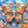Blueforest 500 Piece Puzzles For Adults Clearance, 3D Butterfly Flower Puzzle For Adults - Impossible Challenge Art Jigsaw Puzzl