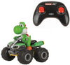 Carrera RC Nintendo Mario Kart Quad 1:40 Scale 2.4 GHz Mini Collectible Radio Remote Control Toy Car Vehicle - Yoshi