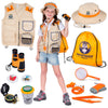 Kids Explorer Kit With Safari Vest & Hat For 7+ Year Old Boys & Girls - Safari Costume Kids, Zoo Keeper, Paleontologist, Bug Kit