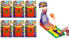 JA-RU Mini Finger Basketball Game - 6 Pack Handheld Fidget Toys - Plastic Basketball for Kids, Easter Basket Stuffers & Party Favors