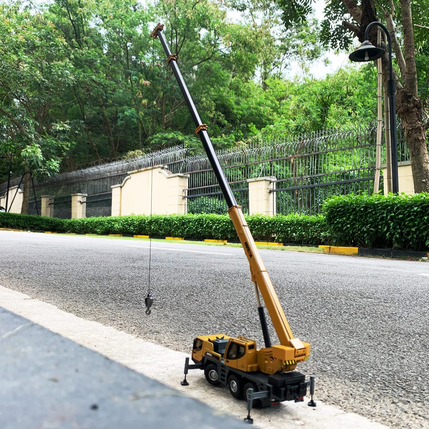 Gemini&Genius 1/50 Scale Autocrane Toys, Crane Truck Construction Vehicle, Alloy Boom Truck Engineering Car Models, Great Gifts,