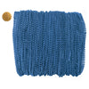 Mardi Gras Beads 33 inch 7mm, 12 Dozen, 144 Pieces, Royal Blue Necklaces with Doubloon