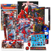 Marvel Spiderman School Supplies Set - Bundle With Spiderman Folder, Notebook, Erasers, Stickers, And More (Avengers School Supplies Bundle)