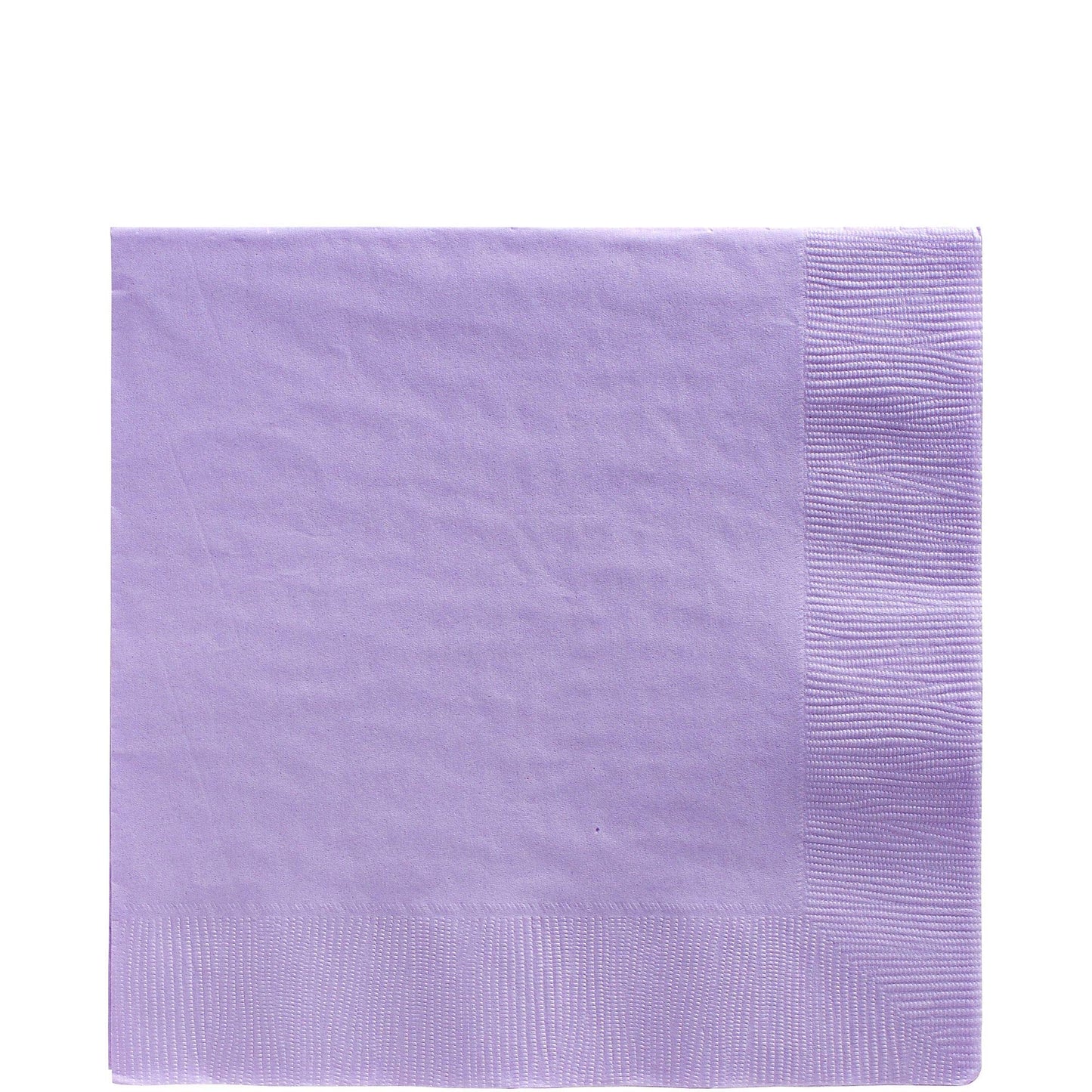 Amscan Big Party Pack Luncheon Napkins, 6.5' X 6.5', Lavender