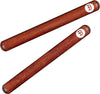 Meinl Percussion Cl18 Claves De Luxe, Dense Hardwood,Wood/ Brown