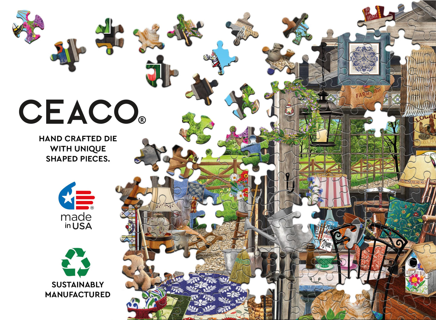 Ceaco - Tracy Flickinger - Antique Barn - 1000 Piece Jigsaw Puzzle