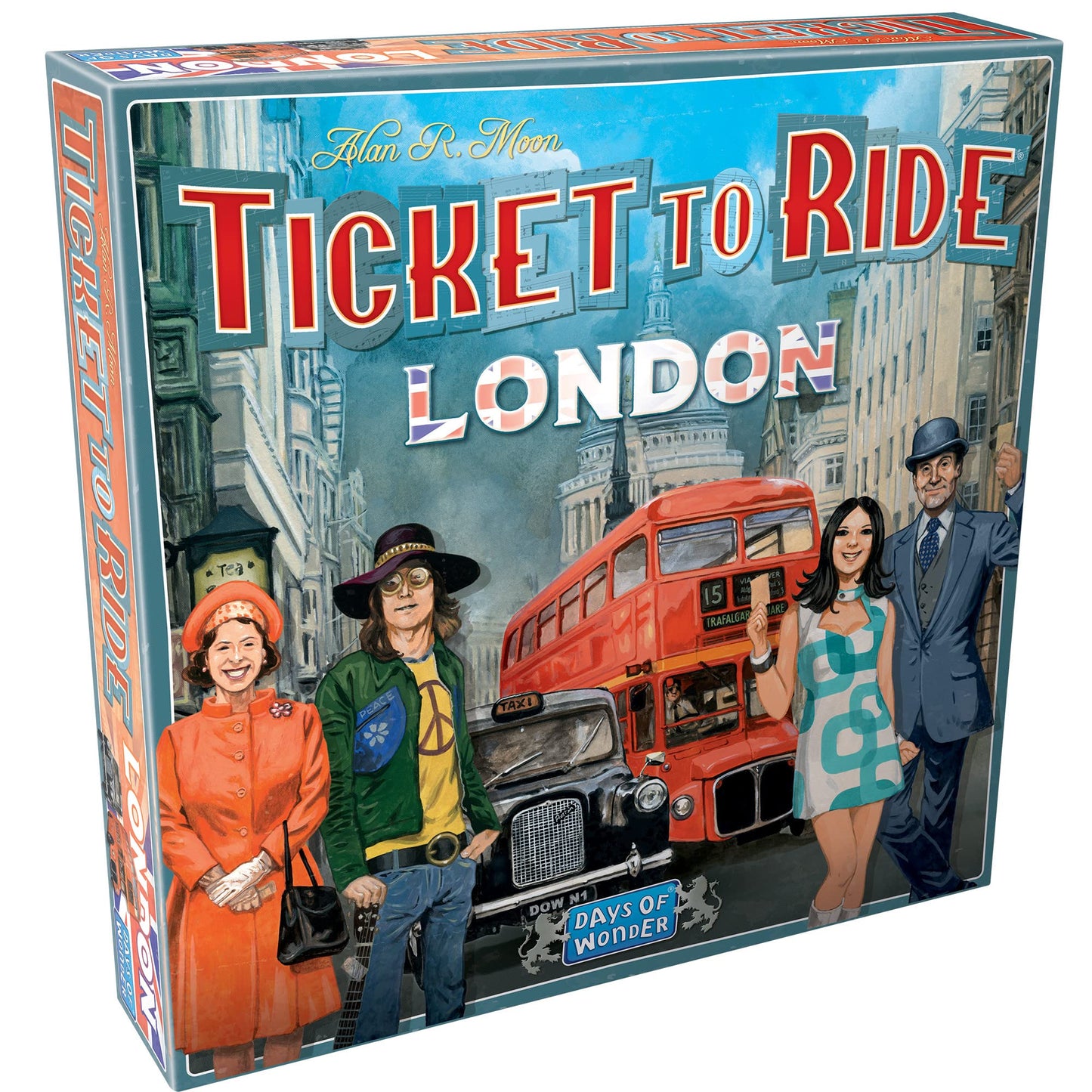 Ticket To Ride London Board Game - Train Route-Building Strategy Game, Fun Family Game For Kids & Adults, Ages 8+, 2-4 Players, 10-15 Minute Playtime, Made By Days Of Wonder