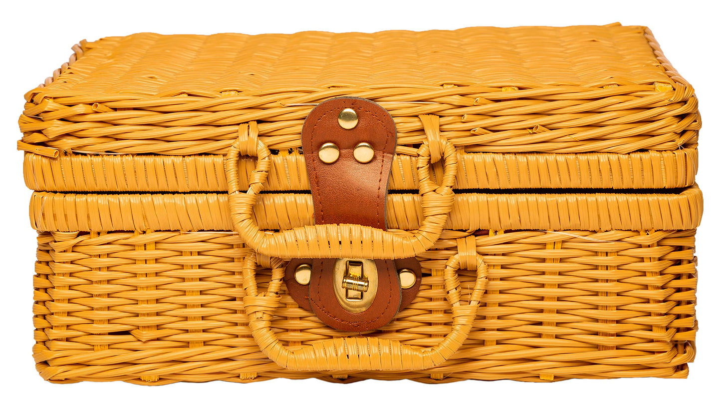 Childrens Porcelain Play Tea Set - 13pcs, Light Pink