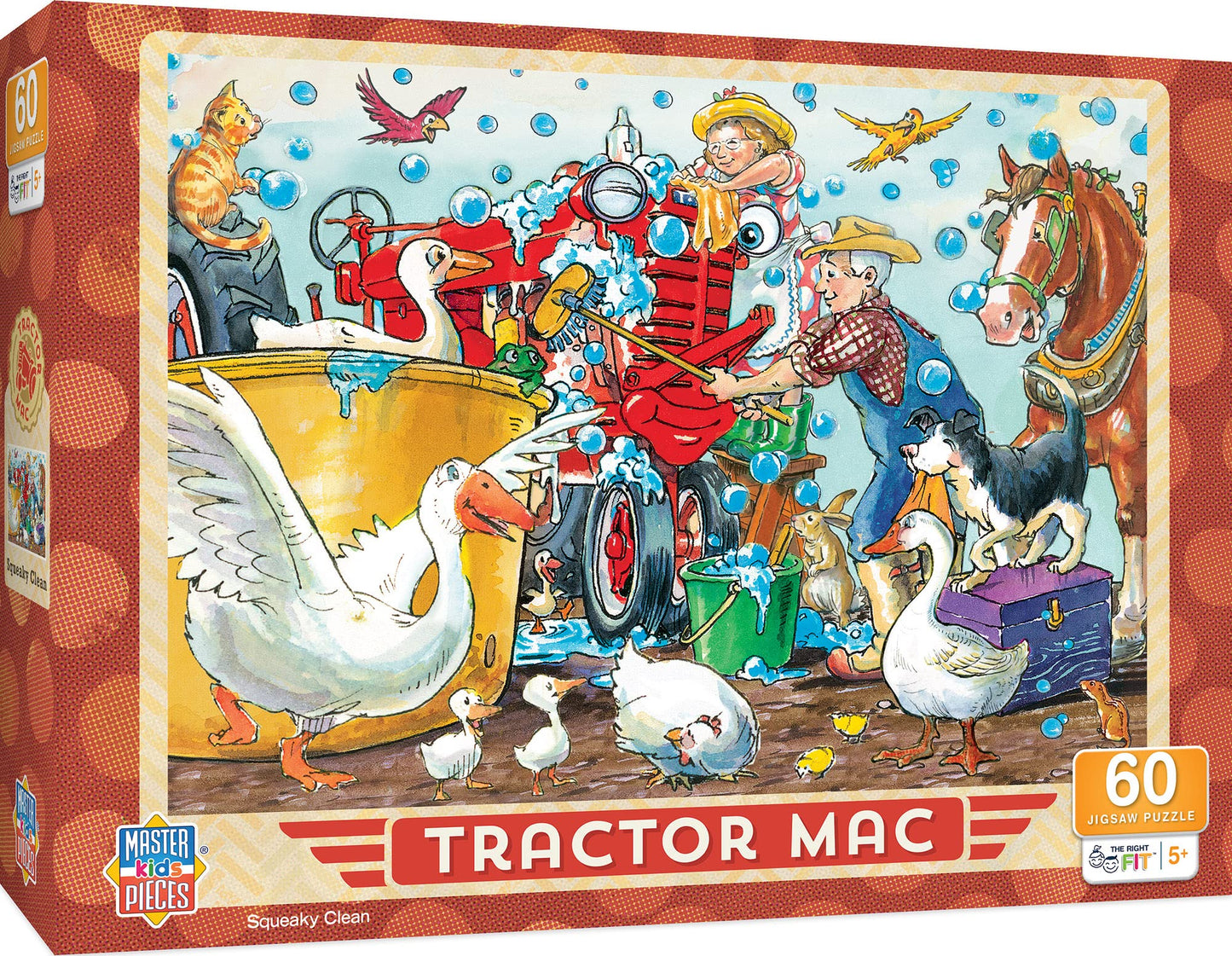 Tractor Mac Squeaky Clean 60Pc
