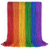 Shaoqinlin 102 Pcs Pride Beads Necklaces, Pride Accessories, Rainbow Beads Necklaces Bulk, Gay Lesbian Pride Month Parade Throws