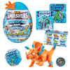 Smashers Dino Ice Age Triceratops By Zuru Mini Surprise Egg With Many Surprises! - Slime, Dinosaur Toy, Collectibles, Exclusive Smashable Egg, For Boys And Kids