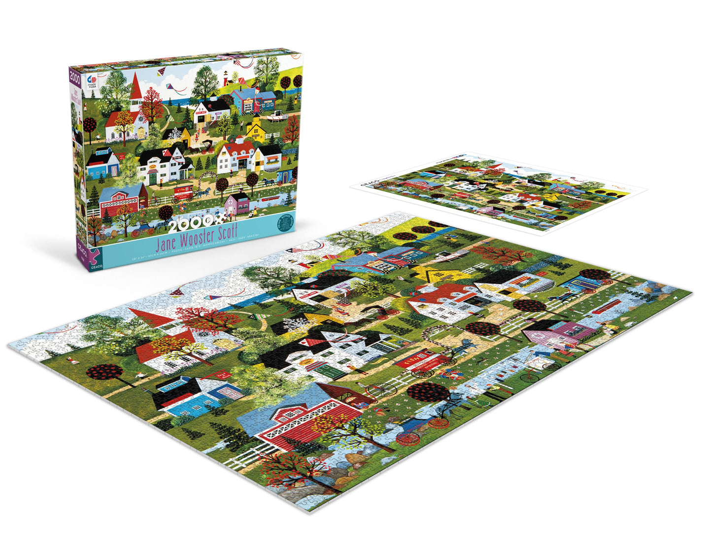 Ceaco - Jane Wooster Scott - On The Summer Wind - 2000 Piece Jigsaw Puzzle