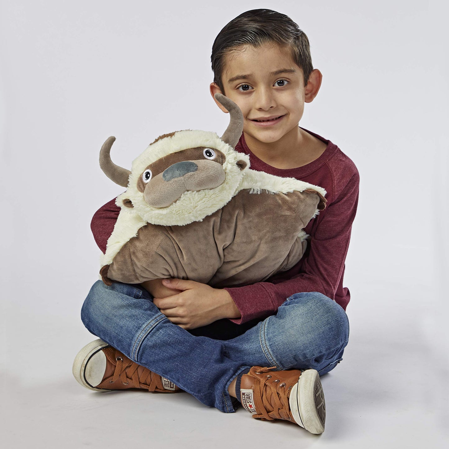 Pillow Pets 16” Appa Stuffed Animal, Nickelodeon Avatar The Last Airbender Plush Toy, White