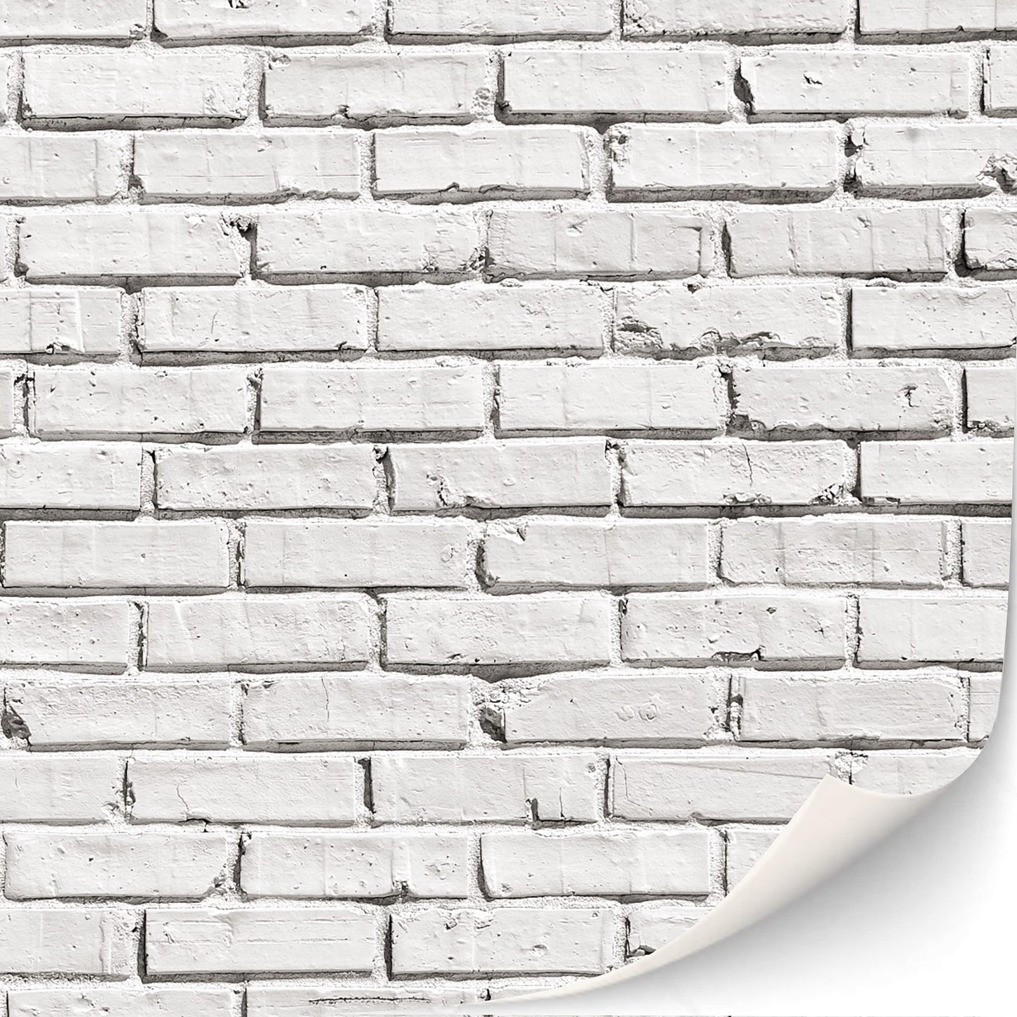 3 Sheets Self-Adhesive Wall Cladding For Dollhouse 1:12 Scale (Whitewashed Stone Wall)