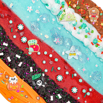 8 Pack Textures Slime Kit For Kids, Slime Variety Pack Different Textures, With Butter Slime, Cloud Slime, Water Slime & Bingsu