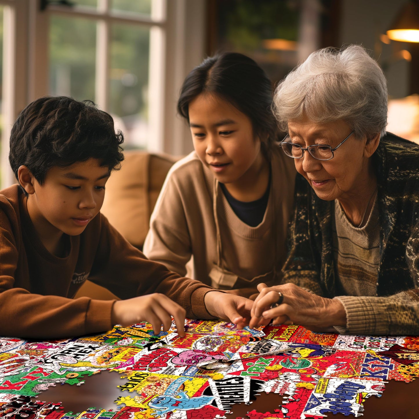 White Mountain Puzzles Cereal Boxes 1000 Piece Jigsaw Puzzle - White, Fun Family Activity, Perfect Gift for Puzzle Lovers