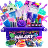 Mini Galaxy Slime Kit For Girls 6-12 Years Old, Glimmer Crunchy Slime, Foam Slime,Butter Slime, Stress Relief Toys, Party Favors