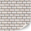 3 Sheets Self-Adhesive Wall Cladding For Dollhouse 1:12 Scale (White Bricks 1)