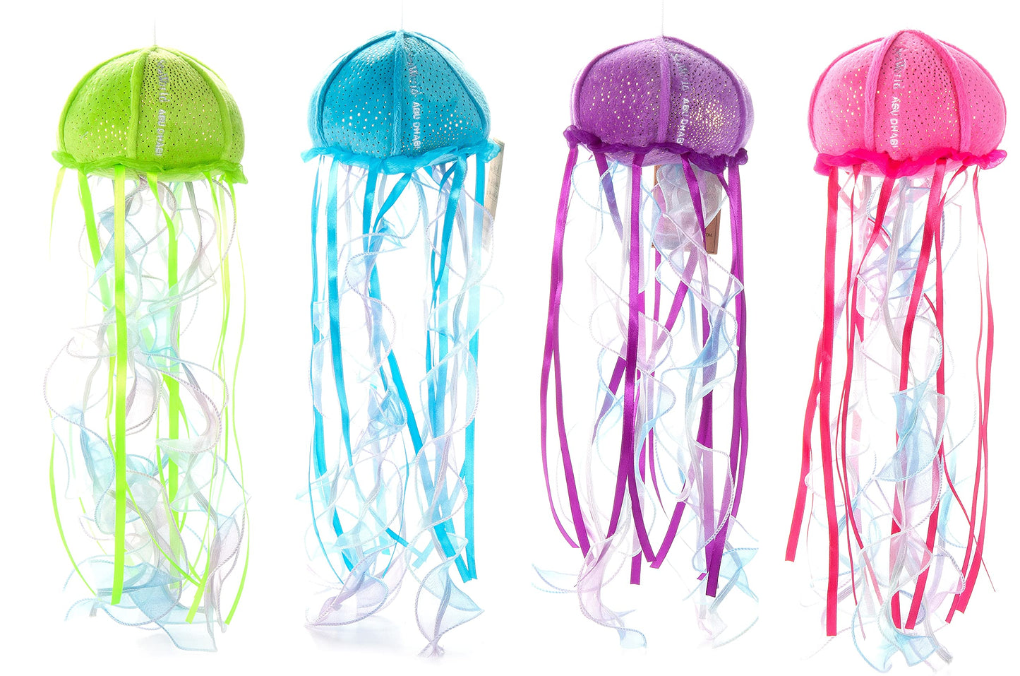 The Petting Zoo, Jellyfish Stuffed Animal, Gifts For Girls, Sparkly Jellyfish Plush Toys (Blue, 8 Inch)