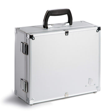 KakapopoTCG Lockable Storage Case for TCG Cards - Silver Plastic Deck Box for MTG, Yu-Gi-Oh, EDH, Commander, and More