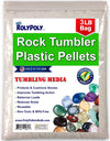 Plastic Pellets Rock Tumbling Media (3 Lbs) For Rock Tumbler, Stone Tumbler, Rock Polisher, Filler Beads, Rock Tumbler Supplies