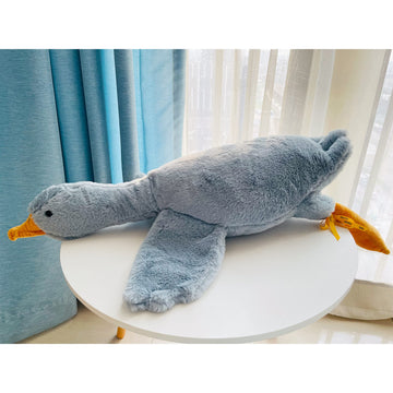 Tanha Goose Plush, Goose Stuffed Animal, Grey Stuffed Goose, Soft and Cute Duck Plush Gift for Kids and Adults(35 inch, 90cm)