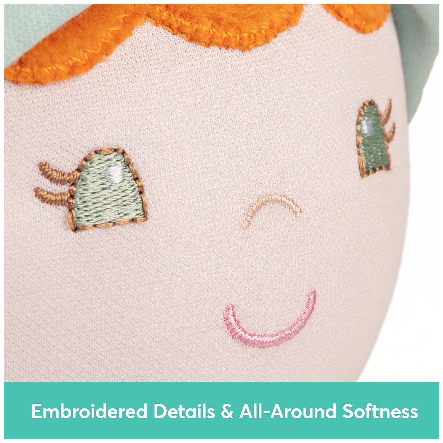 Gund Baby Sustainable Baby Doll, Plush Doll Made From Recycled Materials, For Babies And Newborns, Green, 12